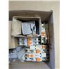 Image 2 : box of electrical supplies, breakers, actuators, regulators, etc