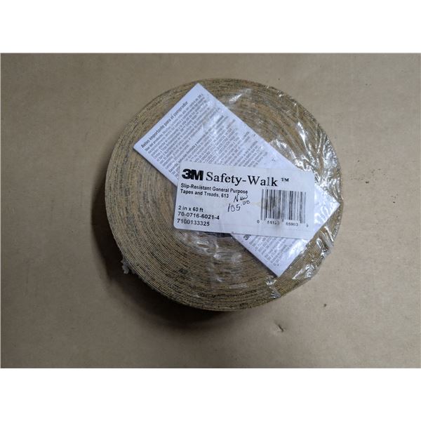 3M black and yellow safety grip tape, 2", new in original packaging