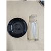 Image 3 : mixed lot, belt, saucer, glass bottle, fitness tracker