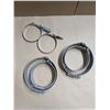 Image 1 : 3 pairs heavy duty clamps, 4",6",8"
