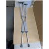 Image 1 : easy adjust aluminum crutches