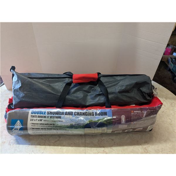 double shower/change room tent