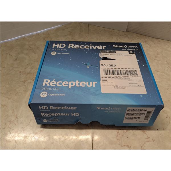 shaw direct hd reciever for sattelite TV