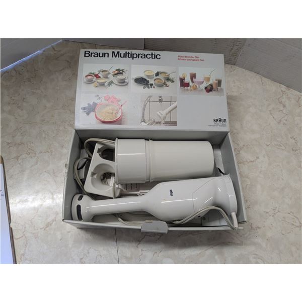 vintage Braun multipractic hand blender