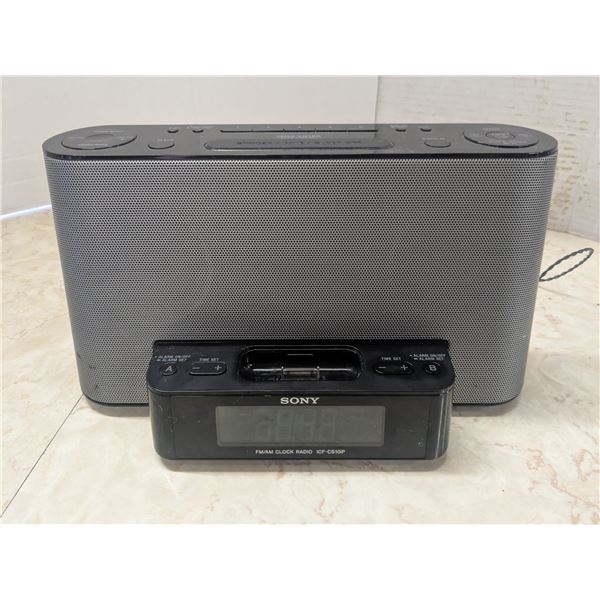 iPod/iPhone docking station, radio/dream machine