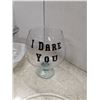 Image 3 : glass kitchen ware. Holiday trays, casserole dishes, giant wine glass