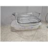 Image 4 : glass kitchen ware. Holiday trays, casserole dishes, giant wine glass