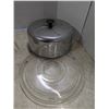 Image 2 : vintage glass coffee percolator, vintage glass and stainless cake tray/cover