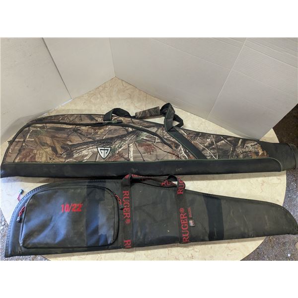 2 soft rifle cases, 40" and 44"