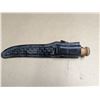 Image 1 : vintage mora knife, 4.5", with plastic over length sheath
