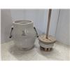 Image 1 : Medelta, 3 gallon, ceramic butter churn, excellent condition.