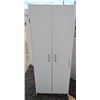Image 1 : White cabinet, 24"x12"x60", 4 interior shelves