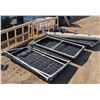 Image 1 : Hydroponic grow set up, 2 trays(77"x41"x6") with wheeled bases and racks, 1 larger tray (97"x44"x6")
