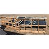 Image 3 : Hydroponic grow set up, 2 trays(77"x41"x6") with wheeled bases and racks, 1 larger tray (97"x44"x6")