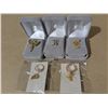 Image 1 : jewellery - gold tone rings and 5 pins, religious