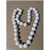Image 3 : pearl like jewellery, 3 necklaces one with matching earrings