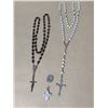 Image 1 : 2 beaded rosarys with extra pendants