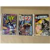 Image 1 : 3 bundles of 5 comics with a miature figurine