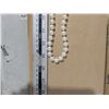 Image 3 : jewellery, pearl like necklace with earrings and silver tone necklaces and bracelet