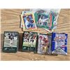 Image 2 : Football and baseball cards with football poster
