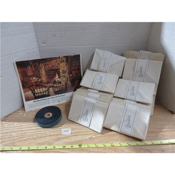 Rexall Drugs Calendar, Tape, and Lots of Envelopes