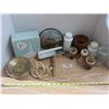 Image 1 : Brass Lamp, Ashtrays, Cups, and Collectables