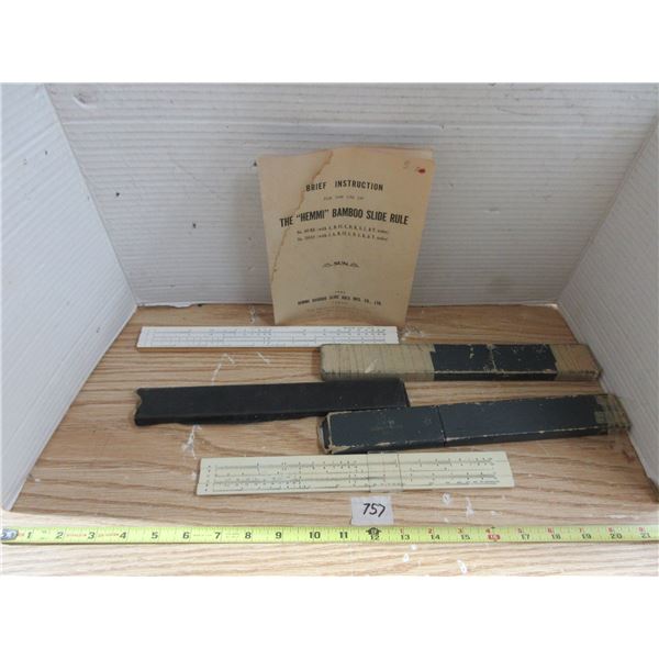 Lot of Slide Rulers