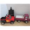 Image 3 : Box of Toys (Trucks, Cars, Marbles, and Etc)