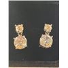 Image 2 : NEW Sterling Silver 2.0ct+0.5ct Each Dangle Earrings