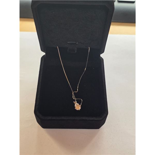NEW Sterling Silver 0.6ct Necklace