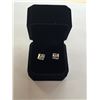 Image 1 : NEW Sterling Silver 3.0ct Princess Stud Earrings