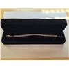 Image 1 : NEW 18K Gold Plated Princess Tennis Bracelet