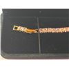 Image 2 : NEW 18K Gold Plated Princess Tennis Bracelet