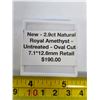 Image 3 : New - 2.9ct Natural Royal Amethyst - Retail $190.00