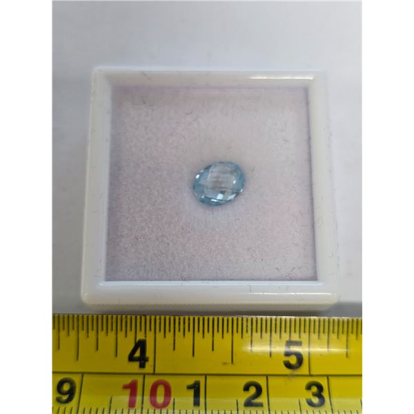 New - 2.5ct Natural Swiss Blue Topaz - Retail $320.00