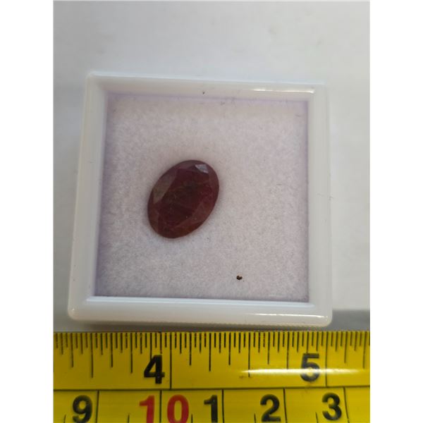 New - 7.3ct Natural Ruby - Retail $1750.00