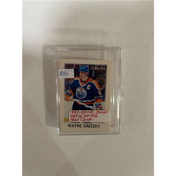 1987 OPC Mini Hockey Card Set