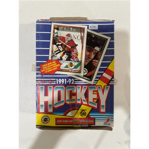 1991-92 OPC - Hockey Card Box (36 Unopened Packs)
