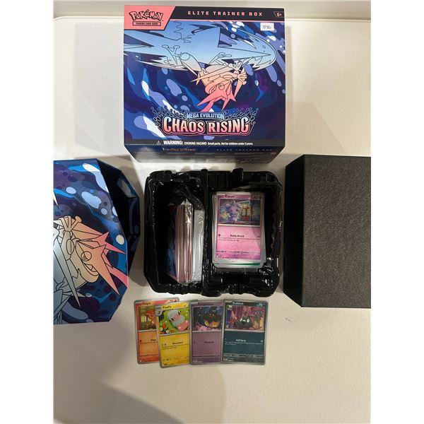 Pokemon - Chaos Rising Trading Cards and Box