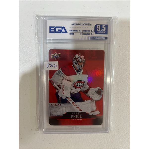 Carey Price - Die Cut Hockey Card - Graded Gem Mint