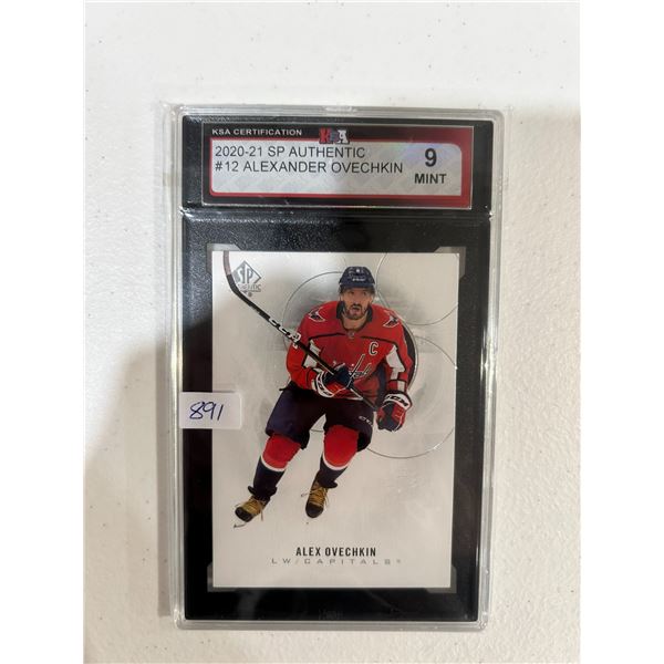 Alexander Ovechkin - 2020-21 SP Authentic - Graded Mint
