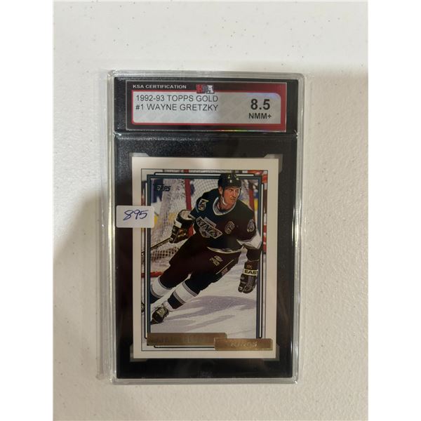 Wayne Gretzky - 1992-93 Topps Gold - Graded Near Mint/Mint+