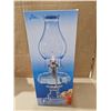 Image 1 : NOS 18” Crisa Glass Oil Lamp in Original Box