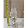 Image 3 : (2) Vintage Glass Oil Lamps