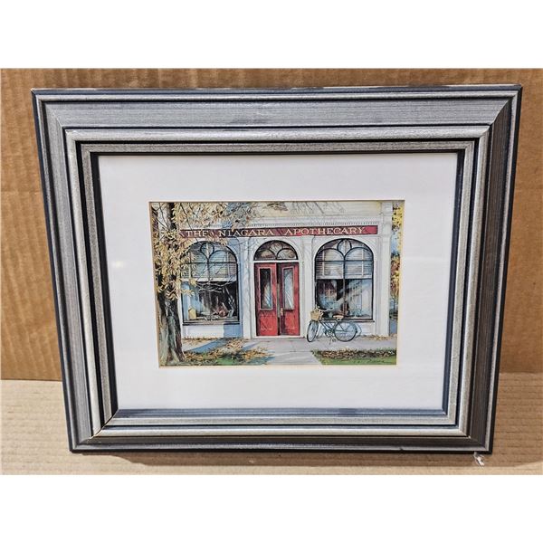 Trisha Romance "Niagara Apothecary" Framed Print 11x13”