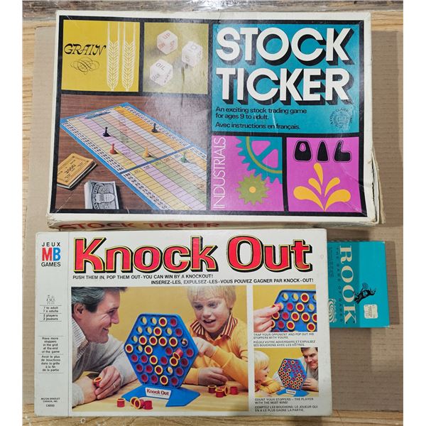 Vintage Board and Card Game Lot