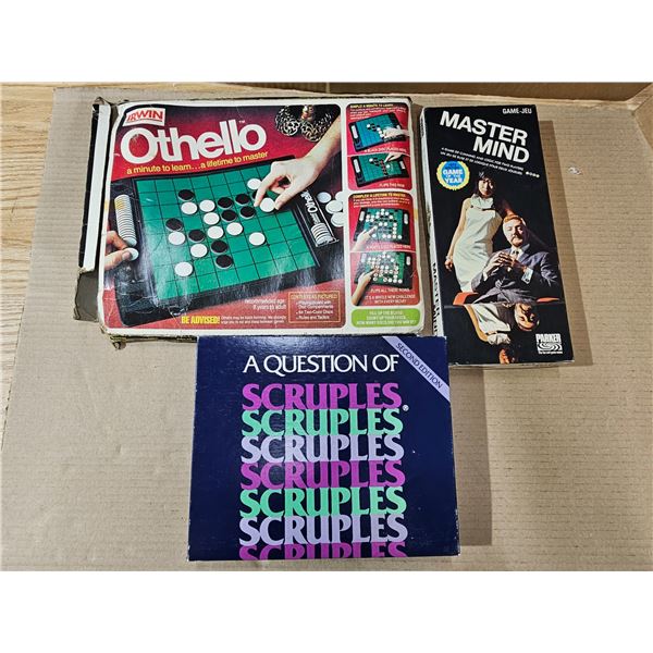 Lot of (3) Vintage Board Games