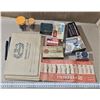 Image 1 : Assorted Vintage Stationary Lot - Pen Nibs, Pencil Leads, Drawing Pads etc.