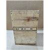 Image 3 : Vintage Glass Jug in Wooden Crate – 13 ¼” Tall