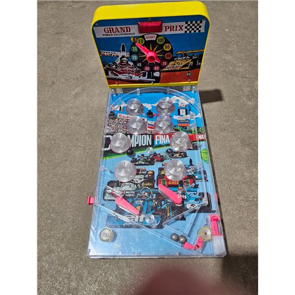 Vintage “Grand Prix” Tabletop Pinball Game